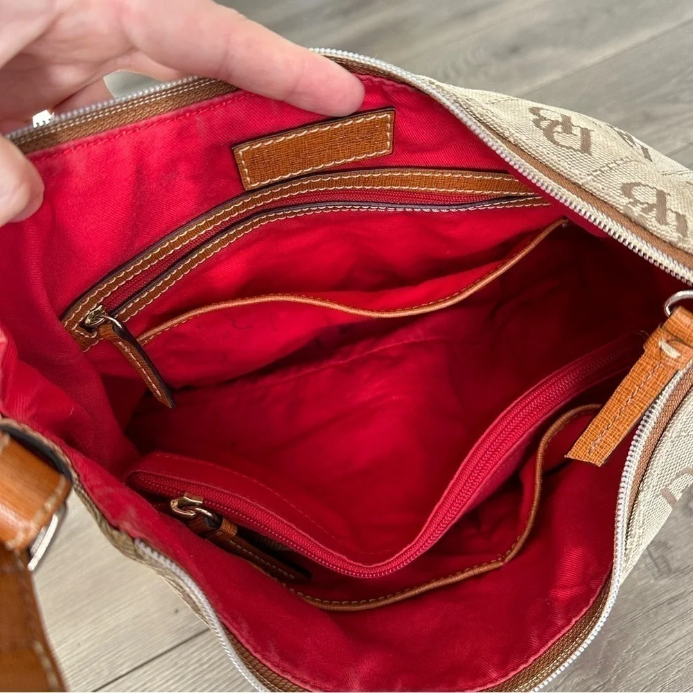 Dooney & Bourke Americana Signature Erica Hobo Bag